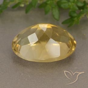 Citrine Gemstone in 14 x 10 mm (calibrated) Size for Sale, Citrine Stone in Golden Orange Color
