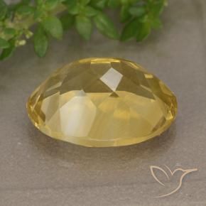 Citrine Gemstone in 14 x 10 mm (calibrated) Size for Sale, Citrine Stone in Medium Golden Color