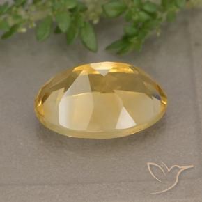 Citrine Gemstone in 14 x 10 mm (calibrated) Size for Sale, Citrine Stone in Deep Golden Orange Color