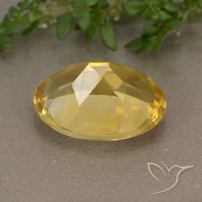 Citrine Gemstone in 14 x 10 mm (calibrated) Size for Sale, Citrine Stone in Golden Orange Color