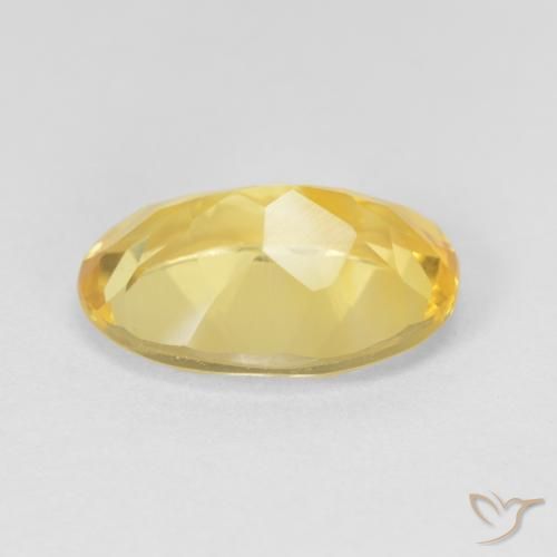 Citrine Gemstone in 14 x 10 mm (calibrated) Size for Sale, Citrine Stone in Medium Golden Color