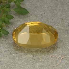 Citrine Gemstone in 14 x 10 mm (calibrated) Size for Sale, Citrine Stone in Golden Color