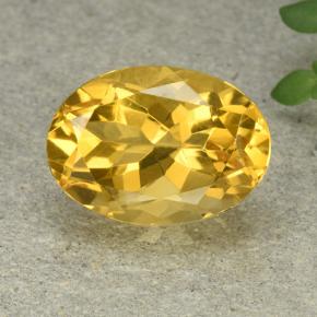 6.2ct Oval Facet Yellow Citrine for sale thumb image of 6.2ct Oval Facet Yellow Citrine (ID: 492862)