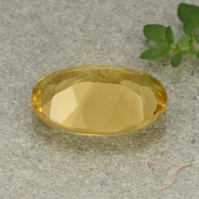 Citrine Gemstone in 14 x 10 mm (calibrated) Size for Sale, Citrine Stone in Golden Orange Color