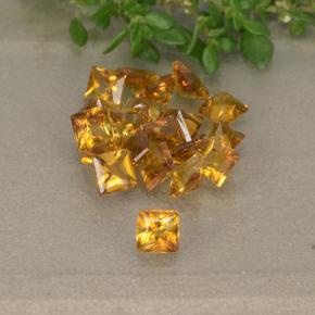 0.1ct Princess-Cut Yellow Citrine for sale thumb image of 0.1ct Princess-Cut Yellow Citrine (ID: 492879)