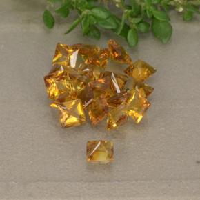 Citrine Gemstones in 3 x 2.9 mm Size for Sale, Citrine Stones in Yellow Color