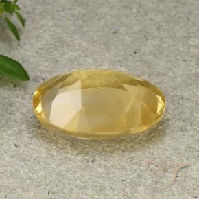 Citrine Gemstone in 14 x 10 mm (calibrated) Size for Sale, Citrine Stone in Golden Orange Color