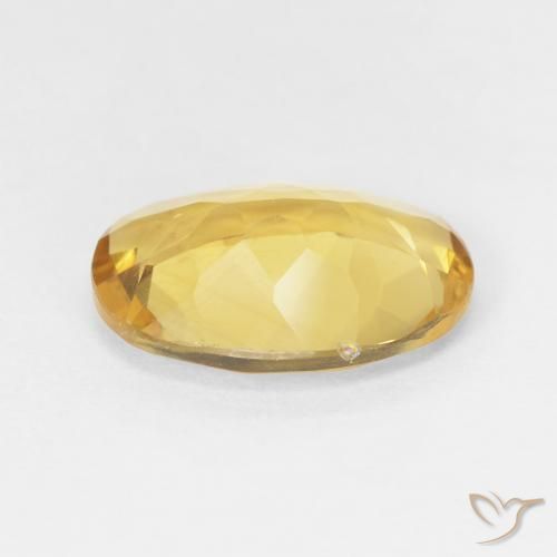Citrine Gemstone in 14 x 10 mm (calibrated) Size for Sale, Citrine Stone in Golden Color