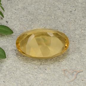 Citrine Gemstone in 14 x 10 mm (calibrated) Size for Sale, Citrine Stone in Golden Orange Color