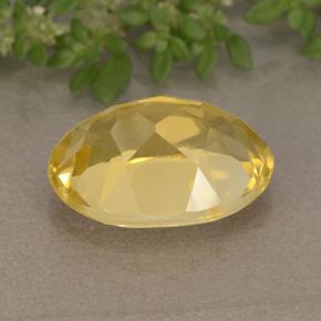 Citrine Gemstone in 14 x 10 mm (calibrated) Size for Sale, Citrine Stone in Honey Yellow Color
