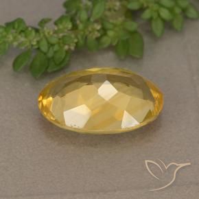 Citrine Gemstone in 14 x 10 mm (calibrated) Size for Sale, Citrine Stone in Golden Color