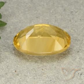 Citrine Gemstone in 14 x 10 mm (calibrated) Size for Sale, Citrine Stone in Golden Orange Color