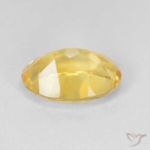 Citrine Gemstone in 13.5 x 9.7 mm Size for Sale, Citrine Stone in Medium Golden Color