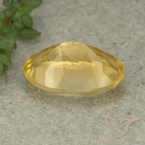 Citrine Gemstone in 14 x 10 mm (calibrated) Size for Sale, Citrine Stone in Golden Orange Color
