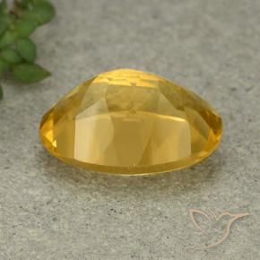 Citrine Gemstone in 14 x 10 mm (calibrated) Size for Sale, Citrine Stone in Golden Orange Color