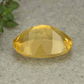Citrine Gemstone in 14 x 10 mm (calibrated) Size for Sale, Citrine Stone in Yellow Color