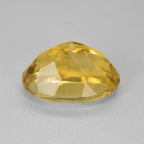 Citrine Gemstone in 14 x 10 mm (calibrated) Size for Sale, Citrine Stone in Medium Golden Color