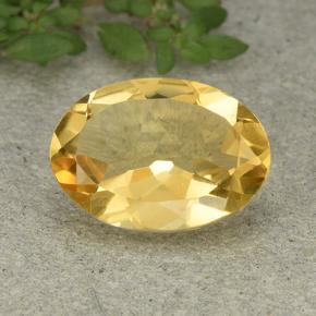 Dorado medio Citrina Gema - 4.5ct Forma ovalada (ID: 493112)