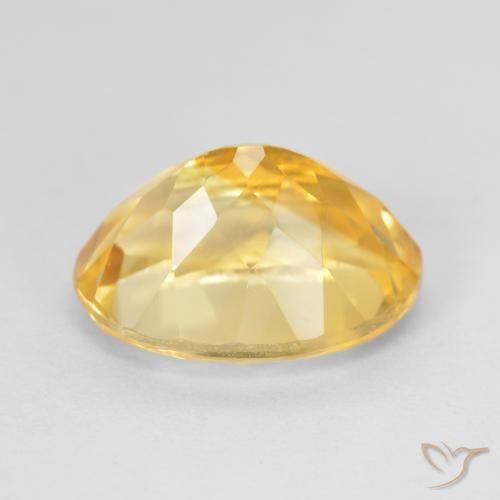 Citrine Gemstone in 14 x 10 mm (calibrated) Size for Sale, Citrine Stone in Golden Orange Color