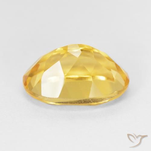 Citrine Gemstone in 14 x 10 mm (calibrated) Size for Sale, Citrine Stone in Golden Color