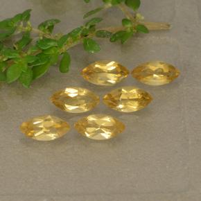 0.2ct Marquise Facet Yellow Citrine Gem for sale 0.2ct Marquise Facet Yellow Citrine Gem (ID: 493191)