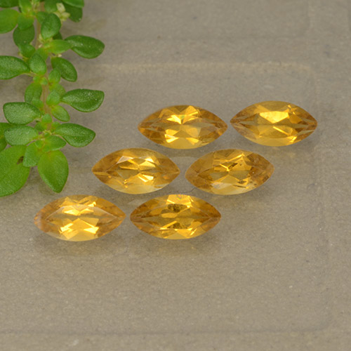 0.3ct Marquise Facet Yellow Citrine Gem for sale 0.3ct Marquise Facet Yellow Citrine Gem (ID: 493193)