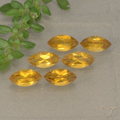 0.3ct Marquise Facet Yellow Citrine Gem for sale 0.3ct Marquise Facet Yellow Citrine Gem (ID: 493198)