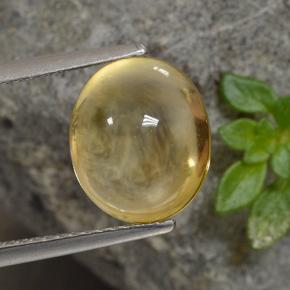 3.4ct Oval Cabochon Yellow Citrine Gem for sale 3.4ct Oval Cabochon Yellow Citrine Gem (ID: 493289)