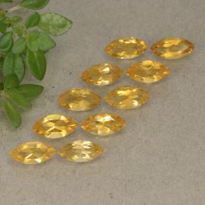 2.1ct Marquise Facet Yellow Citrine for sale thumb image of 2.1ct Marquise Facet Yellow Citrine (ID: 493387)