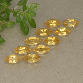 0.2ct Marquise Facet Yellow Citrine Gem for sale 0.2ct Marquise Facet Yellow Citrine Gem (ID: 493389)