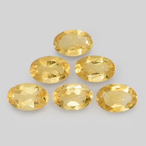 Oro Citrina Gema - 0.4ct Forma ovalada (ID: 496962)