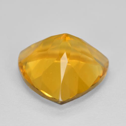Citrine Gemstone in 12 x 12 mm (calibrated) Size for Sale, Citrine Stone in Golden Color