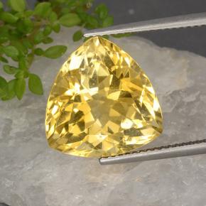 8.9ct Trillion Facet Yellow Golden Citrine Gem for sale 8.9ct Trillion Facet Yellow Golden Citrine Gem (ID: 498497)