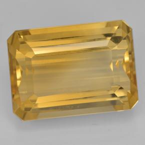 Deep Golden Orange Citrine Gem - 16.7ct Octagon Step Cut (ID: 500711)