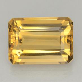 17.4ct Octagon Step Cut Yellow Golden Citrine Gem for sale 17.4ct Octagon Step Cut Yellow Golden Citrine Gem (ID: 500714)