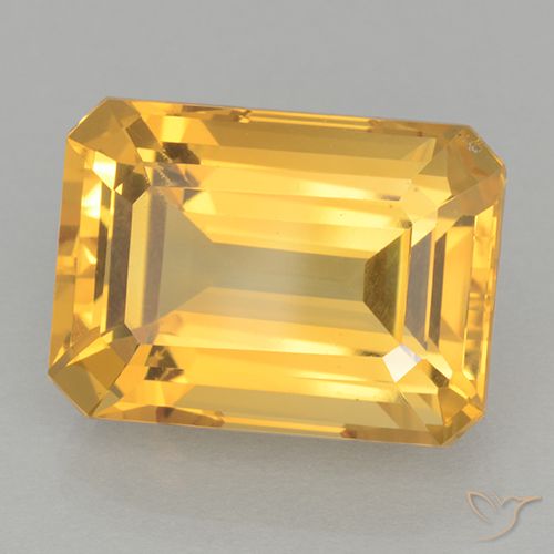 16.33ct Octagon Step Cut Golden Citrine from Brazil, Dimension 17.8 x 12.9mm, VVS-VS Clarity, Natural untreated gemstone, 1pc Citrine in Medium Gold Color, Mohs Hardness of 7 suitable for daily wear jewelry, November Birthstone, Photo A