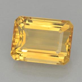 13.1ct Octagon Step Cut Yellow Golden Citrine Gem for sale 13.1ct Octagon Step Cut Yellow Golden Citrine Gem (ID: 500721)