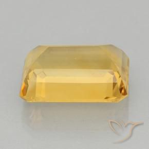 Citrine Gemstone in 16 x 12 mm (calibrated) Size for Sale, Citrine Stone in Medium Gold Color