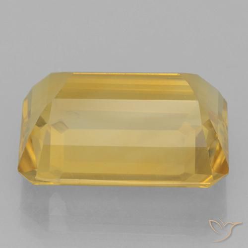 Citrine Gemstone in 16 x 12 mm (calibrated) Size for Sale, Citrine Stone in Medium Gold Color