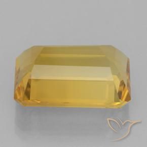 Citrine Gemstone in 14 x 10 mm (calibrated) Size for Sale, Citrine Stone in Medium Gold Color