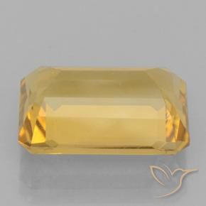 Citrine Gemstone in 14 x 10 mm (calibrated) Size for Sale, Citrine Stone in Golden Color