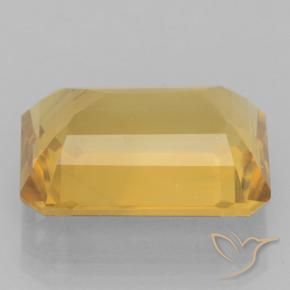 Citrine Gemstone in 14 x 10 mm (calibrated) Size for Sale, Citrine Stone in Medium Gold Color