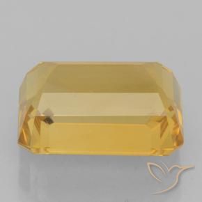 Citrine Gemstone in 14 x 10 mm (calibrated) Size for Sale, Citrine Stone in Medium Gold Color