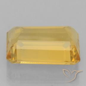 Citrine Gemstone in 14 x 10 mm (calibrated) Size for Sale, Citrine Stone in Bright Gold Color