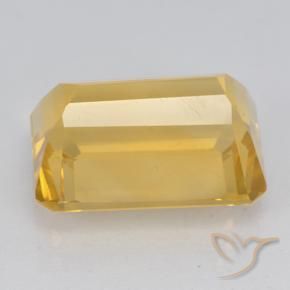 Citrine Gemstone in 14 x 10 mm (calibrated) Size for Sale, Citrine Stone in Medium Gold Color