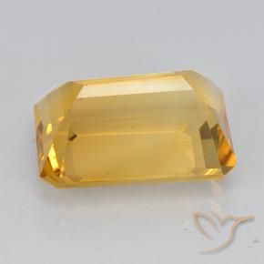 Citrine Gemstone in 14 x 10 mm (calibrated) Size for Sale, Citrine Stone in Gold Color