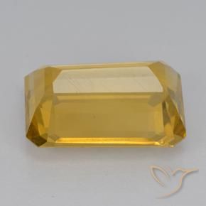 Citrine Gemstone in 14 x 10 mm (calibrated) Size for Sale, Citrine Stone in Medium Golden Color
