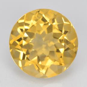 Dorado claro Citrina Gema - 5.7ct Faceta Redonda (ID: 500973)