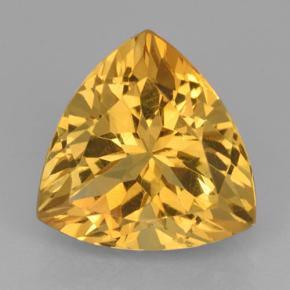 5.4ct Trillion Facet Yellow Golden Citrine Gem for sale 5.4ct Trillion Facet Yellow Golden Citrine Gem (ID: 501002)