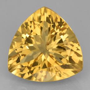 6.2ct Trillion Facet Yellow Golden Citrine Gem for sale 6.2ct Trillion Facet Yellow Golden Citrine Gem (ID: 501008)